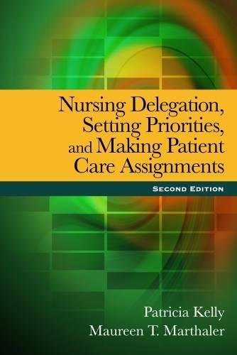 Test Bank For Nursing Delegation Setting Priorities And Making Patient Care Assignments 2nd Edition